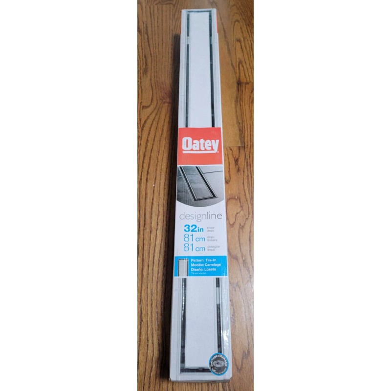 Oatey NEW Oatey Designline Stainless Steel Linear Shower Drain, Square
