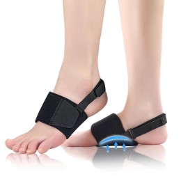Hanzoto Arch Support Sleeves Brace Pair Adjustable Compression for Plantar Fasciitis