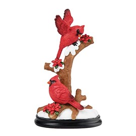 Gallerie II Winged Cardinals Figurine Red