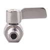 DERNORD 1/4 inch Stainless Mini Ball Valve NPT Female x