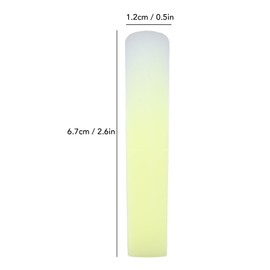 Pack of 5 Clarinet Reeds, Bb Clarinet Resin Reeds, Traditional Strength, 2.5 Reeds, Thinner Tip for Practice and Performance (YELLOW)