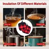 BangBoom 4 Pieces Checked Pot Holders Set, Heat Resistant Oven