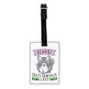 Gift Base Beware Crazy Chinchilla Ladies Optical Luggage Tag with