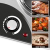 CUSIMAX Double Burners, 1800W Electric Hot Plate for Cooking Double