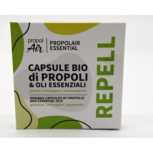 Repell - Propolis Capsules BIO with Essential Oils: Geranium, Lemongrass