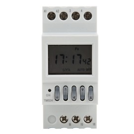 TM624 Digital Timer Power Switch Timer 40 Group Time Controlled Ringer Din Rail Mount