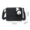Highawk Panda Plush Outing Bag, Cross-body Mini Pouch, Pochette, Lightweight,