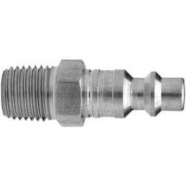 Dixon Valve DCP17 Steel Air Chief Industrial Interchange Air Fitting, Quick-Connect Plug, 1/2" Coupling x 1/2" NPT Male Thread, 150 CFM Flow Rating