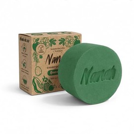 NANAH Shampoo en barra para el Crecimiento del Cabello con Romero y Menta I Limpieza Profunda y Refrescante I Sin Sulfatos y Sin Parabenos I Libre de plástico, Ecológico, y Vegano I 100 gr.