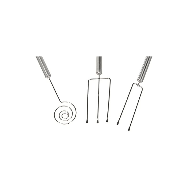 IBILI Set UTENSILIOS para BOMBONES, Stainless Steel, Silber, 20 x