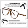 SUNBSR Fashion Square Glasses for Women Men Retro Square Aviator
