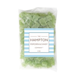 The Hampton Candy Company Mojito Sour Gummy Bears (Non-Alcoholic), Green Candy, 1 Pound Bulk Bag, Green Gummy Bears