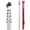 Mountlaser Aluminum Grade Rod 16Foot-10th, 5 Sections Dual Sided Telescoping
