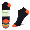 WeciBor Men's Bamboo Lightweight Ankle Socks Breathable Soft Low-Cut Socks