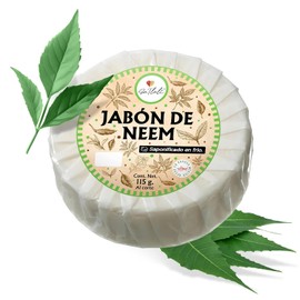 Ga Tlali Jabón Natural Neem 115g Hecho a Mano | Jabón Facial para Piel Grasa con Neem 115g Ga Tlali – Limpieza Diaria con Aceites Vegetales Saponificados | Opción Saludable para Lavar la Cara Todos los Días – Jabón Facial Sólido de Uso Cotidiano