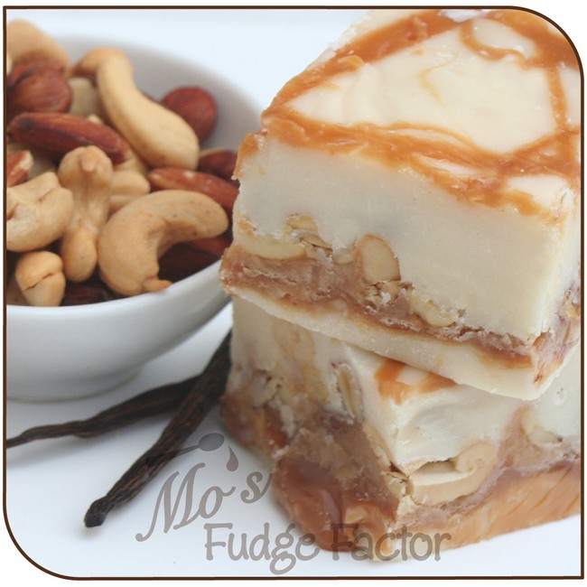 Mo's Fudge Factor, Vanilla Caramel Nut Fudge 1 pound