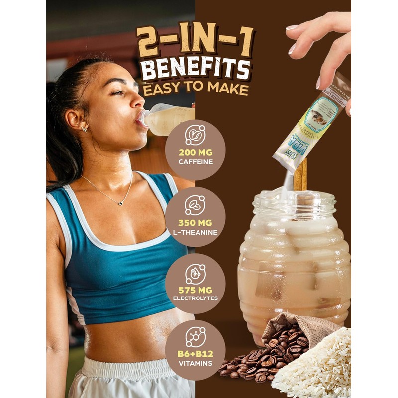 KLASS VIDA Hydration + Energy Electrolyte Drink Mix – Coffee