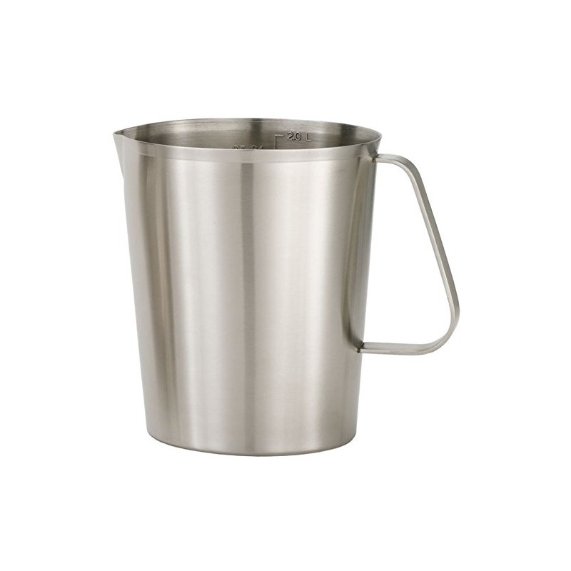 Rattleware Stainless Steel Graduated Pitcher (64 Oz) - Perfect for