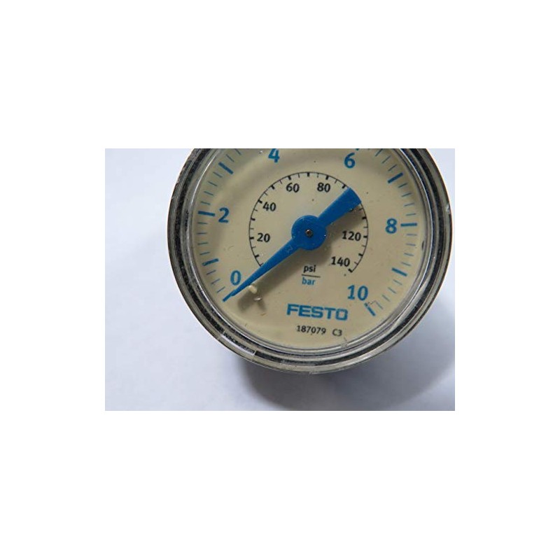 Festo MA-40-10-R1/4-EN Pressure Gauge, 40 Nominal Size, 0 ... 10
