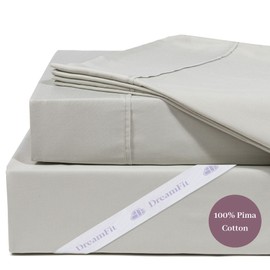 DREAMFIT 3-Degree 300 Thread Count Select World Class Cotton Sheet Set, Full X-Long, Celadon