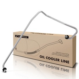 A-Premium Automatic Transmission Oil Cooler Line Hose Assembly Compatible with Hummer H2 2003 2004 2005 2006 2007 2008 2009