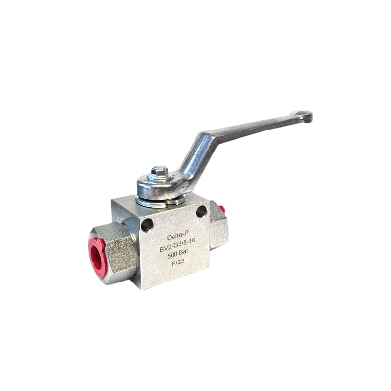 2 Way Hydraulic Ball Valve 3/8" BSP Thread with Mounting