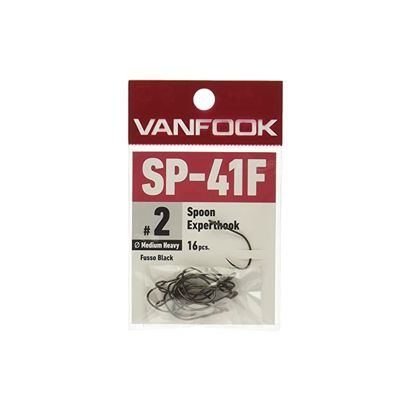 Vanfook SP-41F Spoon Expert Medium Heavy 16 Count Fluorine Black