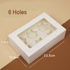 Cupcake Box Cases 1/2/4/8/12 Holes Window Face Cases Party Wedding