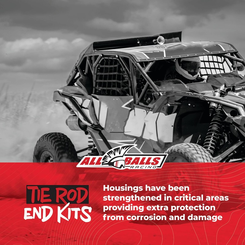 All Balls Racing 51-1075 Tie Rod End Kit Compatible with/Replacement