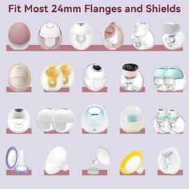 GOTOCUT Flange Inserts 18mm 20mm 4PCS Compatible with Spectra Medela TSRETE Momcozy Bellababy 24mm Flange/Shields Wearable Breast Pump, Reduce Nipple Tunnel Size, Replacements Pump Parts