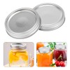 Stainless Steel SplitType Mini Glass Jar Lids Container Sealing Cover