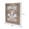YY YEARCHY Wine Cork Holder Shadow Box, Wood Cork Holder