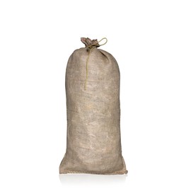 UBICON Burlap Sand Bag with Natural Jute Draw String - Size: 14" x 26" - Sandbags 50lb Weight Capacity - Sandbags for Flooding - Sand Bag - Flood Water Barrier (1)