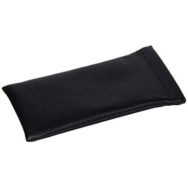 Tacy G-7-2 Glasses Case, Black, Soft, Spring Base, Made in Japan, Single End, Plug-in Type