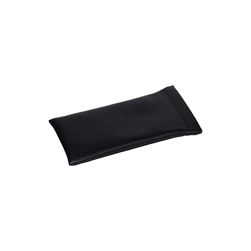 Tacy G-7-2 Glasses Case, Black, Soft, Spring Base, Made in