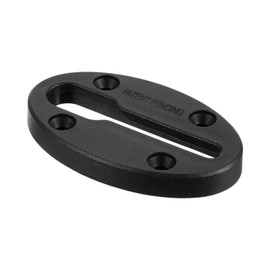 2 Pcs Kayak Track Mount Kayak Low Profile Track Kayaks Rail Accessories Kayaks Gear Tracks for Fishing Rod Holder Fish Finder Cup Holder Anchor Cleats Men 3.15 × 1.97 × 0.35 Inches Black Gifts