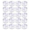 20pcs Transparent Small Travel Sample Containers with Lids, 5ml Mini