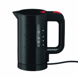 Bodum Bistro Elektrischer Wasserkocher (Automatisches Abschalten, 2200-Watt, 0,5 liters) schwarz