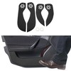 X AUTOHAUX Leather Car Door Anti Kick Pad Sticker for