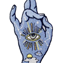 Good Luck I Love You Hand Sign Embroidered Badge Iron on or Sew on Patch