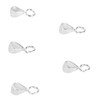 5pcs 925 Sterling Silver Bails DIY Exquisite Necklace Pendant Bails
