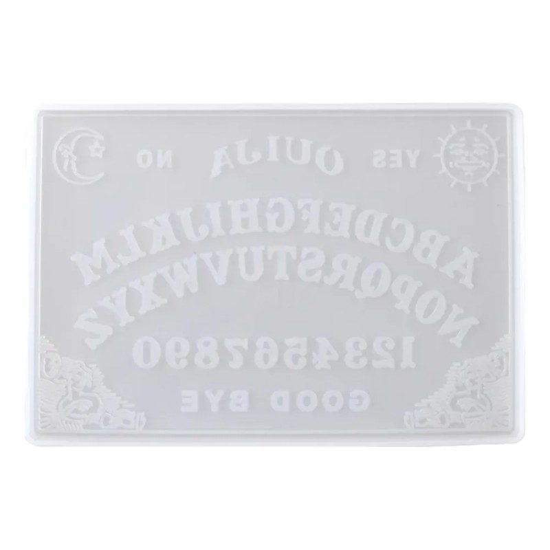 Molde De Resina De Silicona Ouija Para Rectángulo