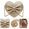 Goclothod Girls Bowknot Mini Coin Purse Heart Shape Cross Body