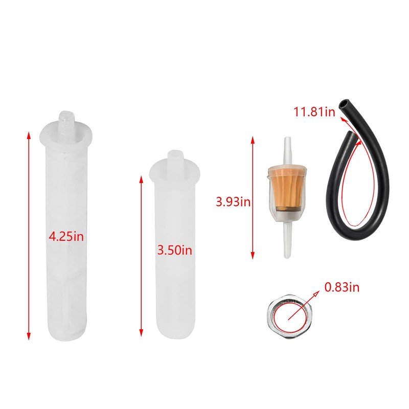 SPNUVR Fuel Valve Petcock with Male Thread Compatible with Motorcycle