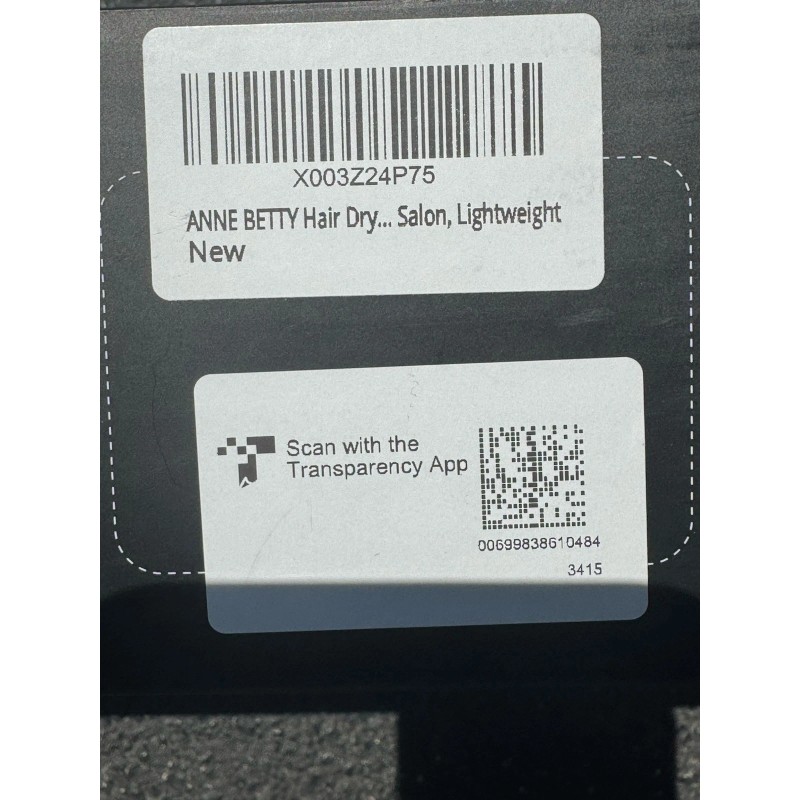 Anne Bety Ionic Hair Dryer with Diffuser, Powerful 1800W Blow