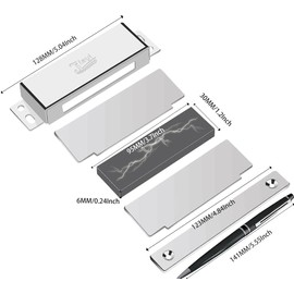 Magnetic Catch Heavy Duty Strong Jiayi Large Wardrobe Magnets 50KG Pull Magnetic Cupboard Catches Stainless Steel Cupboard Door Magnets Powerful for Kitchen Cabinet Door Closer Closet Closure