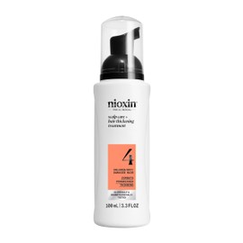 Nioxin Scalp + Hair System 4 Hair Thickening Treatment - Niacinamid Serum für strapaziertes, sichtbar dünner werdendes Haar - mit Biotin & Koffein (100 ml)
