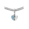 KunBead Jewelry Daughter Heart I Love You March Birthstone Blue