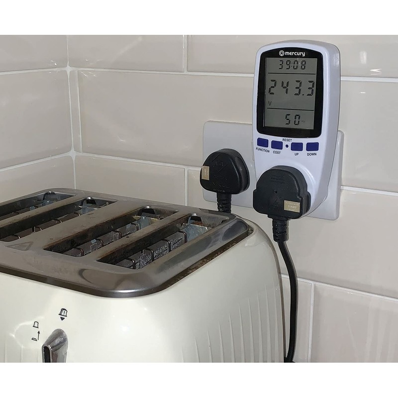 Mercury | UK Power Meter for Home Appliances | Monitor