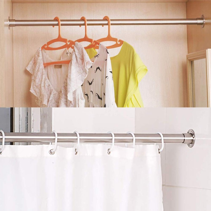 ZLYY 22mm / 0.8 Inch Dia Curtain Shower Curtain Rod